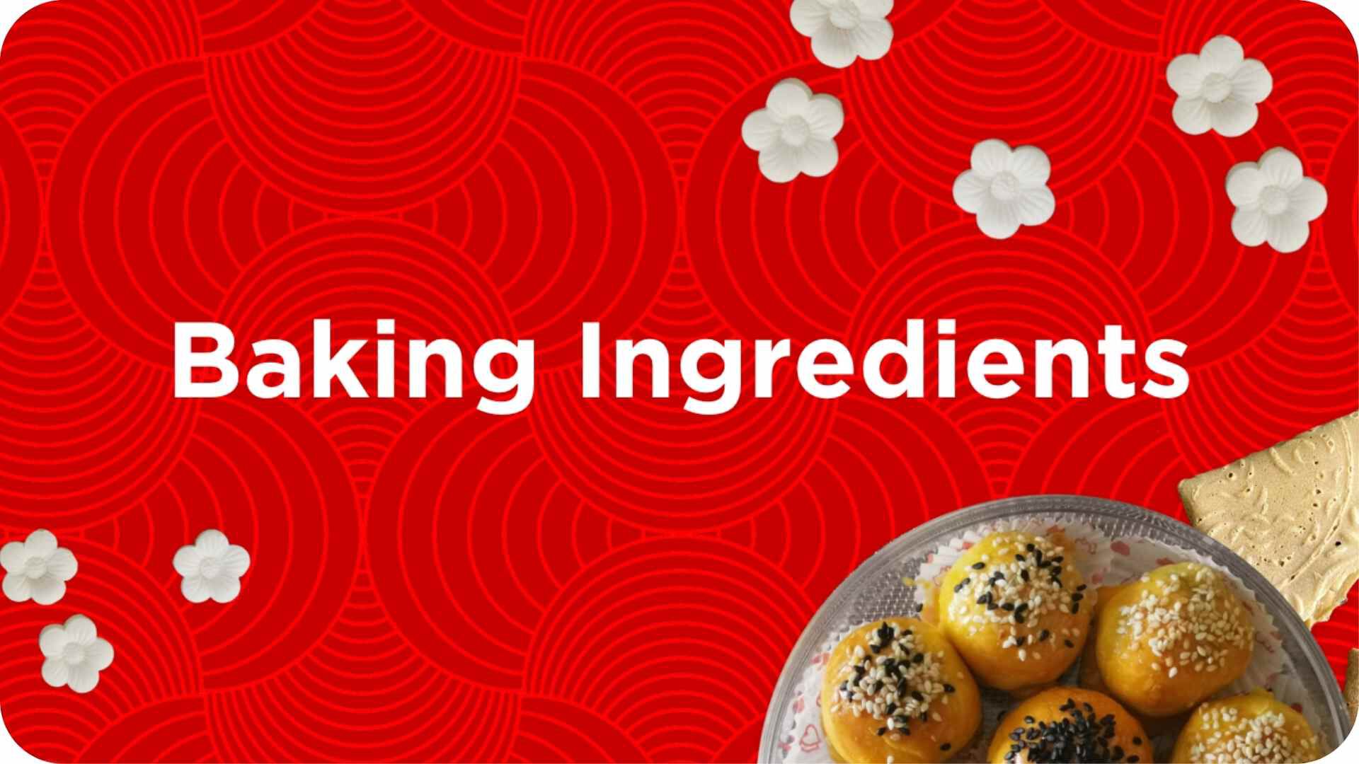 Chinese New Year Baking Ingredients